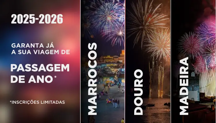 Reserve já a sua viagem de passagem de ano.